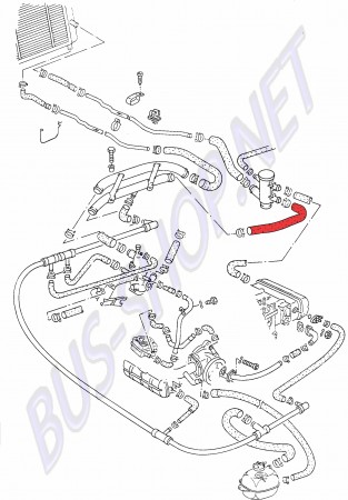 Durite-Alimentation-Radiateur-VW-T25-Syncro