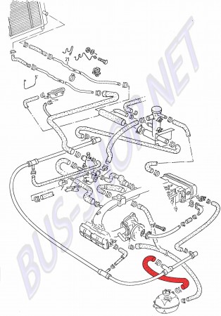 Durite Radiateur VW T25 025121108D