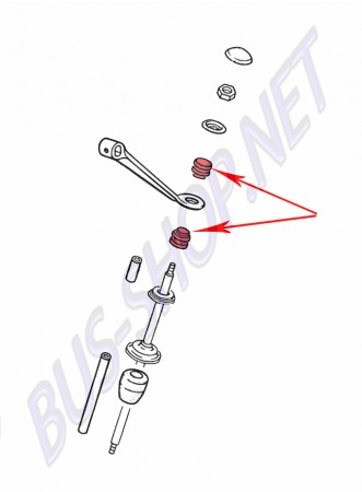 Bague guide, barre stabilisatrice, Coccinelle, 113501835, 113-501-835