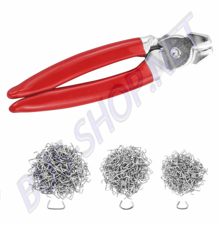 Kit pinces ressort, Agrafes Nez de Cochon, Tapisserie Sièges Auto, DM434410, DM-434-410, acier, kit complet