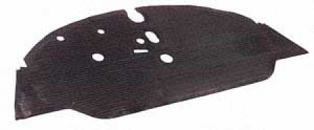 Tapis caoutchouc noir avant combi split 55---->>59 211863711A Sur www.bus-shop.net