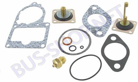 Kit réparation carbu Solex 34 pict 5 pour moteur refroidi par eau DM113015 Sur www.bus-shop.net