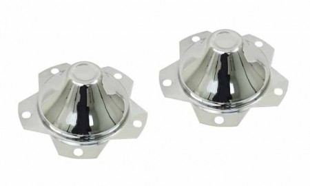 Cabochon chromé pour jantes Buggy 5 trous. la paire 00-9623-0 Sur www.bus-shop.net