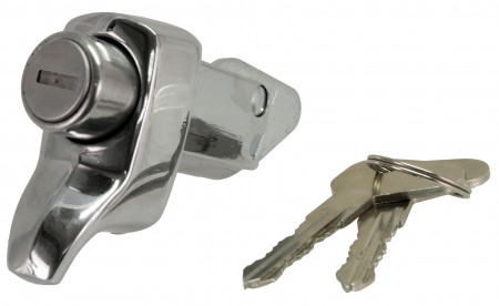Poignée avec serrure  de capot moteur  68-7/1971 Chromé 211827503DR Sur www.bus-shop.net