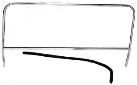 Pare brise Buggy complet avec cadre alu et joint hauteur 40.6cm AC845003 Sur www.bus-shop.net