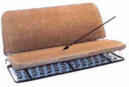 Mousse de réparation assise de banquette arrière 65--->>77 113885375C Sur www.bus-shop.net