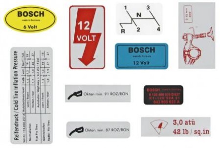 Kit de 10 autocollants 1110010 Sur www.bus-shop.net