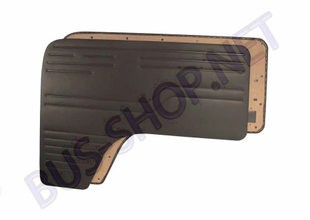 Panneaux de Porte Avant, Couleur Noir, Combi Baywindow T2 68-79, Westfalia, DM27871, Kit de 2, Vinyle, Mousse, Planche dure, Montage, Rafraîchissement, Baywindow brésilien.