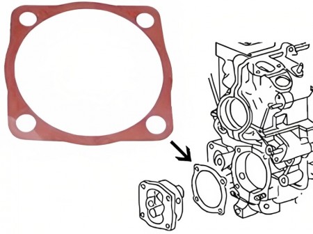 Joint de pompe à huile pour VW, aide à prévenir les fuites d'huile. Référence : 111115111B et 111.115.111.B. Compatible avec divers modèles de 1966 à 1991