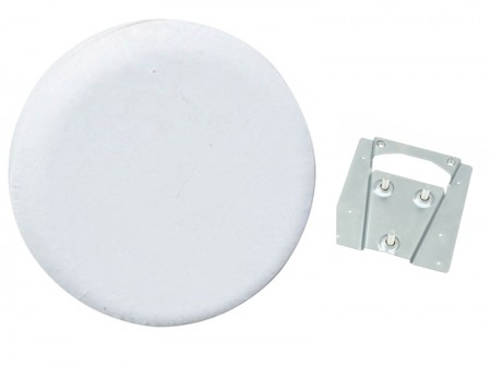 Support et housse de roue de secours vinyl blanc Combi 00-4220-0 Sur www.bus-shop.net
