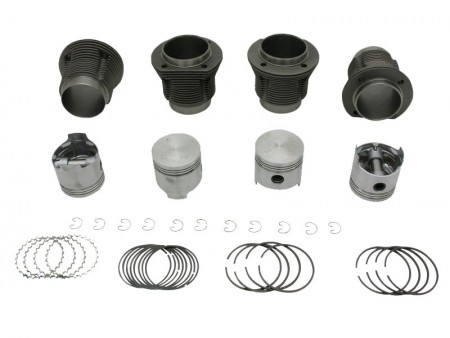 Kit Cylindres Pistons 1600 cc Forgé Mahle (85.5x69mm) pour Moteur Type 1, Ref: 311198069FF