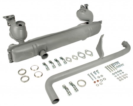 kit échappement, Combi Bay Window, 1500/1600cc, réf. 211298051, sortie côté chauffeur, qualité standard, TÜV/GS.