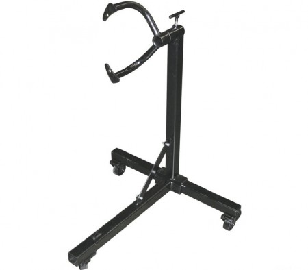 Support Moteur Robuste Pliable, avec Tête Pivotante, sur Roulettes