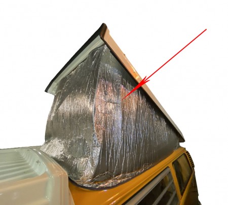 Toile Thermique, Westfalia Combi T2, Late Bay, Couverture Externe, Matériau UV, Couche Thermique, DM8179C, DM8 179 C