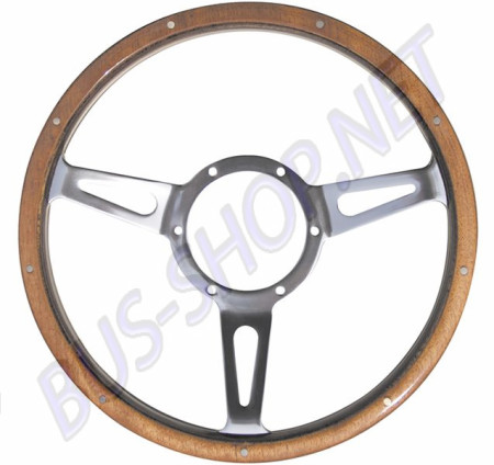Volant Classique en Bois Riveté Mountney 15 Pouces