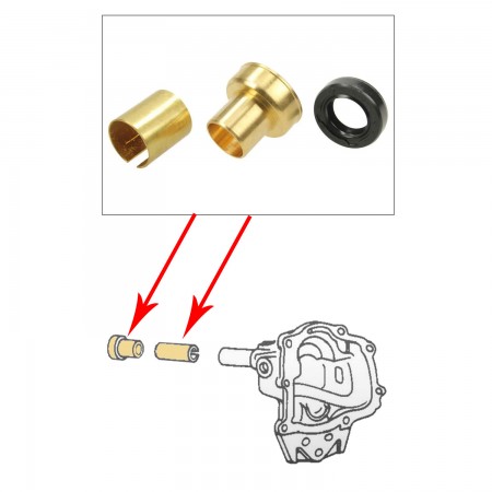 Kit guide de commande, boîte de vitesses, Volkswagen, Coccinelle, Ghia, Combi, Type 181, 001398209, 001-398-209