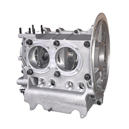 Carter bloc moteur, aluminium, Auto Linea, VW type 1, 043101025AL, 043-101-025-AL, VW 1200, 1300, 1500, 1600.