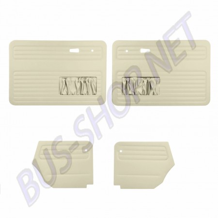 Panneaux de Portes, Vinyle, Blanc Cassé, Volkswagen, Coccinelle, Cabriolet, 67->72, 1500, 1302, 08/1966, 07/1972, 10132915, 10 1329 15.