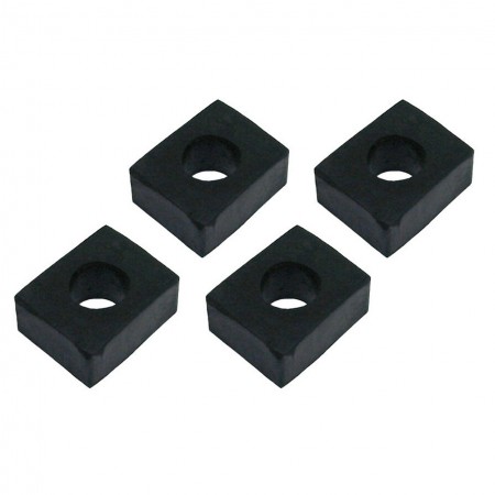 Joint carré entre train arrière et caisse 17mm pour Volkswagen, set de 4 pièces - Référence 111899115A-17