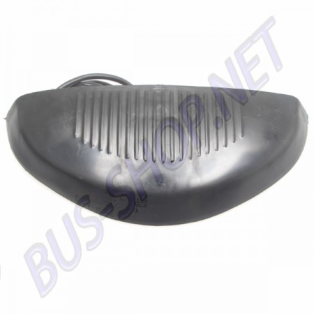 Feu d'éclairage de plaque d'immatriculation en plastique noir pour Volkswagen Coccinelle 66-86 - Set complet