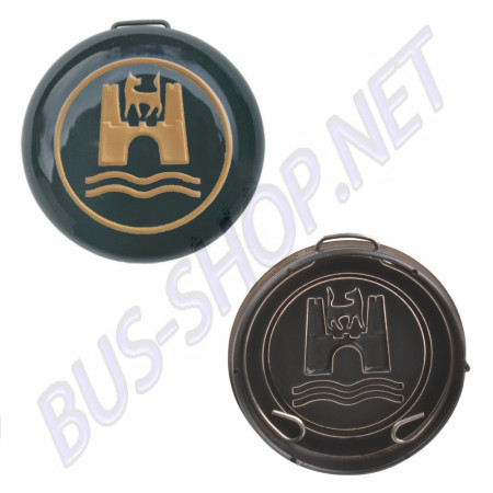 Cache-moyeu, bouton de klaxon Wolfsburg, VW Coccinelle, Karmann Ghia, 1959-1971, 113415669BG, 113-415-669-BG
