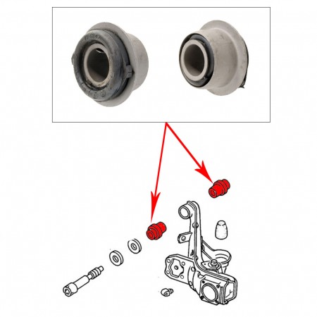 Silentbloc 113501541C, Suspension VW, Coccinelle, Karmann-Ghia, Type 3, 181, Buggy, 356 Réplica