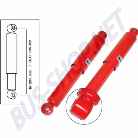 Amortisseurs Arrières Ajustables Koni pour Coccinelle et Karmann Ghia, Référence 113513031R