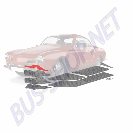 Tôle Support Châssis Central Karmann Ghia 1955-1974
