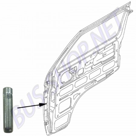 Axe charnière porte, Transporter T3 T4, Golf 1 2, Jetta 1 2, Scirocco 1 2, 321831421, 321 831 421.