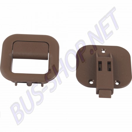 Poignée Meuble Westfalia, VW Transporter T25, Marron, 255070915BR, 255 070 915 BR