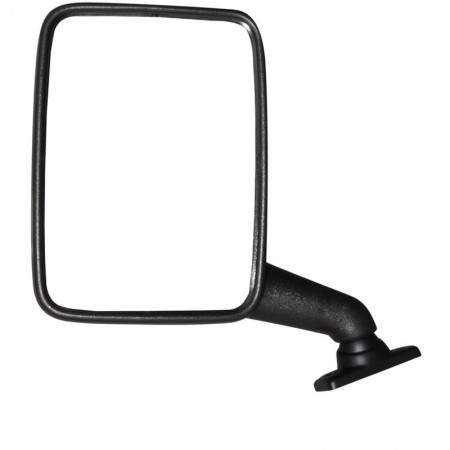 Rétroviseur gauche pour VW Transporter 79-92, Référence produit 251857513, Volkswagen Transporter T25 / T3, Vitre plate, ABS noir, Qualité 1er prix