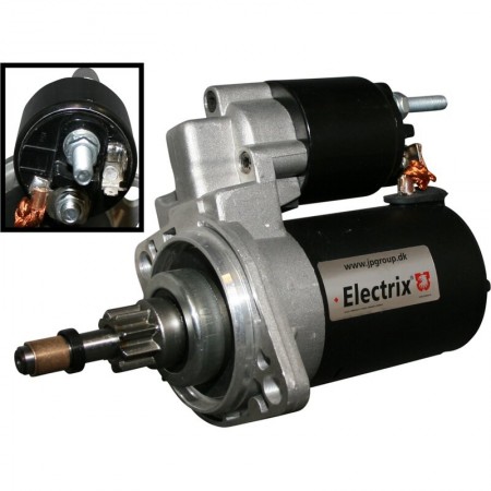 Démarreur, 0.95 kW, VW Combi T3, WBX 1900 cc, WBX 2100 cc, 1986, 1987, 1988, 1989, 1990, 1991, 1992, 025911023A, 12V, 9 dents, démarrage fiable.