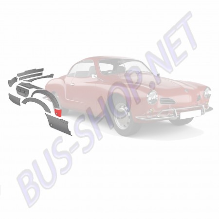 Panneau réparation aile arrière Karmann-Ghia 141404504