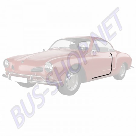 Joint porte, Karmann Ghia, qualité supérieure, 141831731C, 141-831-731-C.
