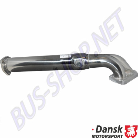 Pré-silencieux sport sans chicane en acier inoxydable pour Porsche 911/930 (3.0, 2.7, 3.2), de 01/63 à 11/90. Références : 1620200600, 1 620 200 600 et 93011118300.