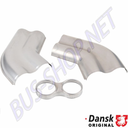 Embout de tuyau d'échappement en acier inoxydable pour Porsche 911/930 3.3. Référence : 1620704600, 92.203STAIL.