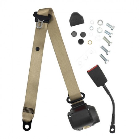 Ceinture de sécurité universelle 4 points avec enrouleur - Beige 111898149Ab