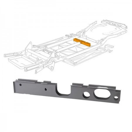 Traverse centrale sous plancher arriere Combi 1972  211703475F