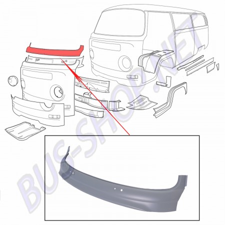 Panneau-Support-Pare-Brise-T2-Bay-Kombi-211805130K