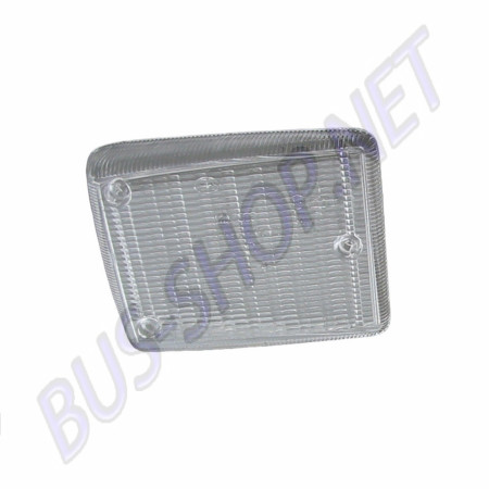 Cabochon de clignotant Combi, Transparent, Avant droit, Remplacement, Vitre de clignotant.