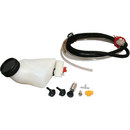 Kit Lave-Glace Électrique, Volkswagen Combi 08/51-07/67, 12V, 211953453B, 211 953 453 B, Bouton Poussoir, Bocal de Lave-Glace, Pompe Électrique