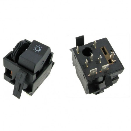 Interrupteur de Phares avec Rhéostat d'Éclairage du Tableau de Bord pour Volkswagen Golf et Bus T3, Référence 251941531M