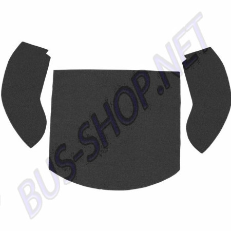 Kit Moquette Tapis de Coffre Arrière Noir 34-R1316-301 pour Volkswagen Coccinelle Cabriolet 08.55-07.72