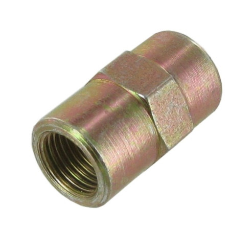Raccord droit, tuyau de frein, durite de frein, flexible de frein, M10 x 1,0, filetage métrique, longueur 24mm, clé 14mm, compatibilité véhicules, référence 411611789, référence 411-611-789.