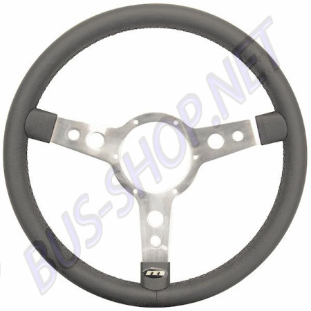 Volant en Vinyle Noir 15 Pouces Mountney M53SPVB