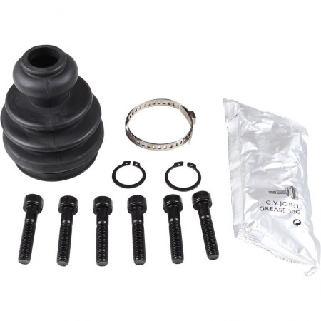 Soufflet de cardan VW Transporter T4 Kit complet de soufflet de cardan Essieu avant Installation facile Compatibilité des modèles 9/1990-6/2003 Côté boîte de vitesses Syncro (4x4) 2,5 TDI 151cv (AHY, AXG) 2,8 V6 204cv (AMV)