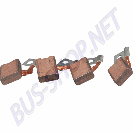 Charbon de démarreur pour VW, L22 x H16 x EP7mm - Ref: 111911215C  
