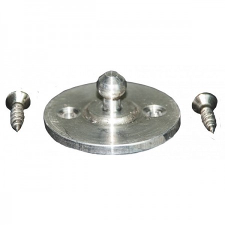 Bouton aluminium de blocage table pliante avec 2 vis Westfalia 8/73-7/79 DM9202 Sur www.bus-shop.net