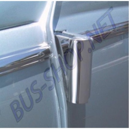 Couvre charnières de porte en inox poli. les 4 AAC013 Sur www.bus-shop.net