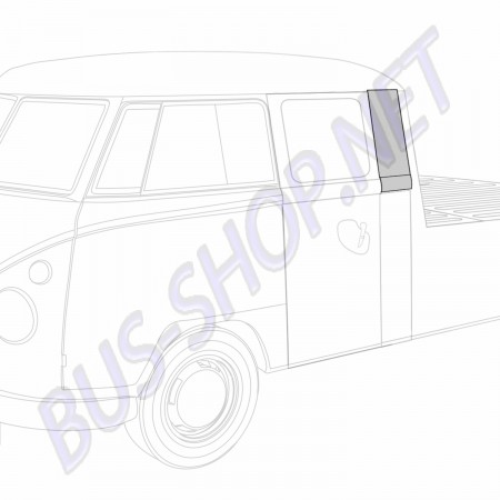 Tôle de réparation latérale gauche courte pour Volkswagen Split Double Cabine jusqu'à 1967